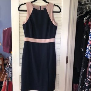 EUC J.Crew Work Color Block Sleeveless Dress